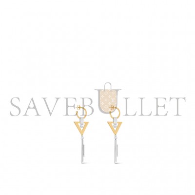 LOUIS VUITTON SPARKLE V EARRINGS M02181
